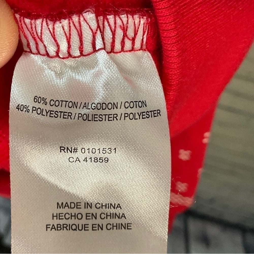 Coca Cola Womens Red Holiday Long Sleeve‎ Hooded Graphic Sweatshirt Dress S H2 - Picture 10 of 11